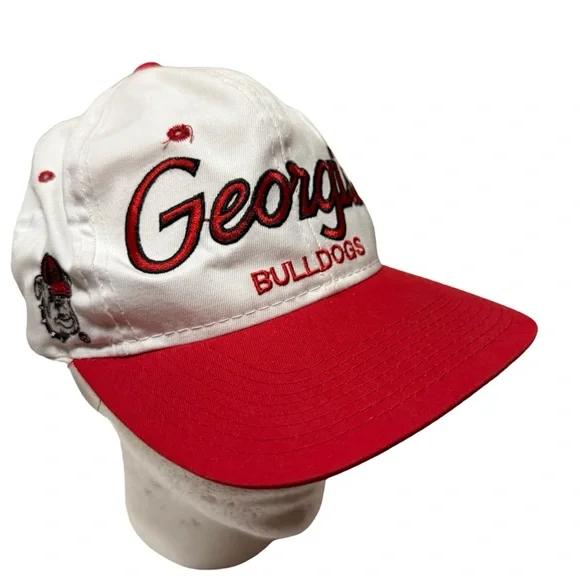 Vintage Georgia Bulldogs Sports Specialty Snapback Hat Script Twill